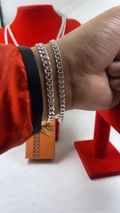 Pulsera Cubana en Plata 925 – 20 cm