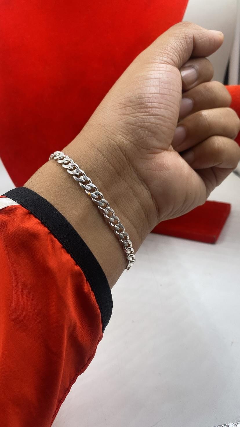 Pulsera Cubana en Plata 925 – 20 cm