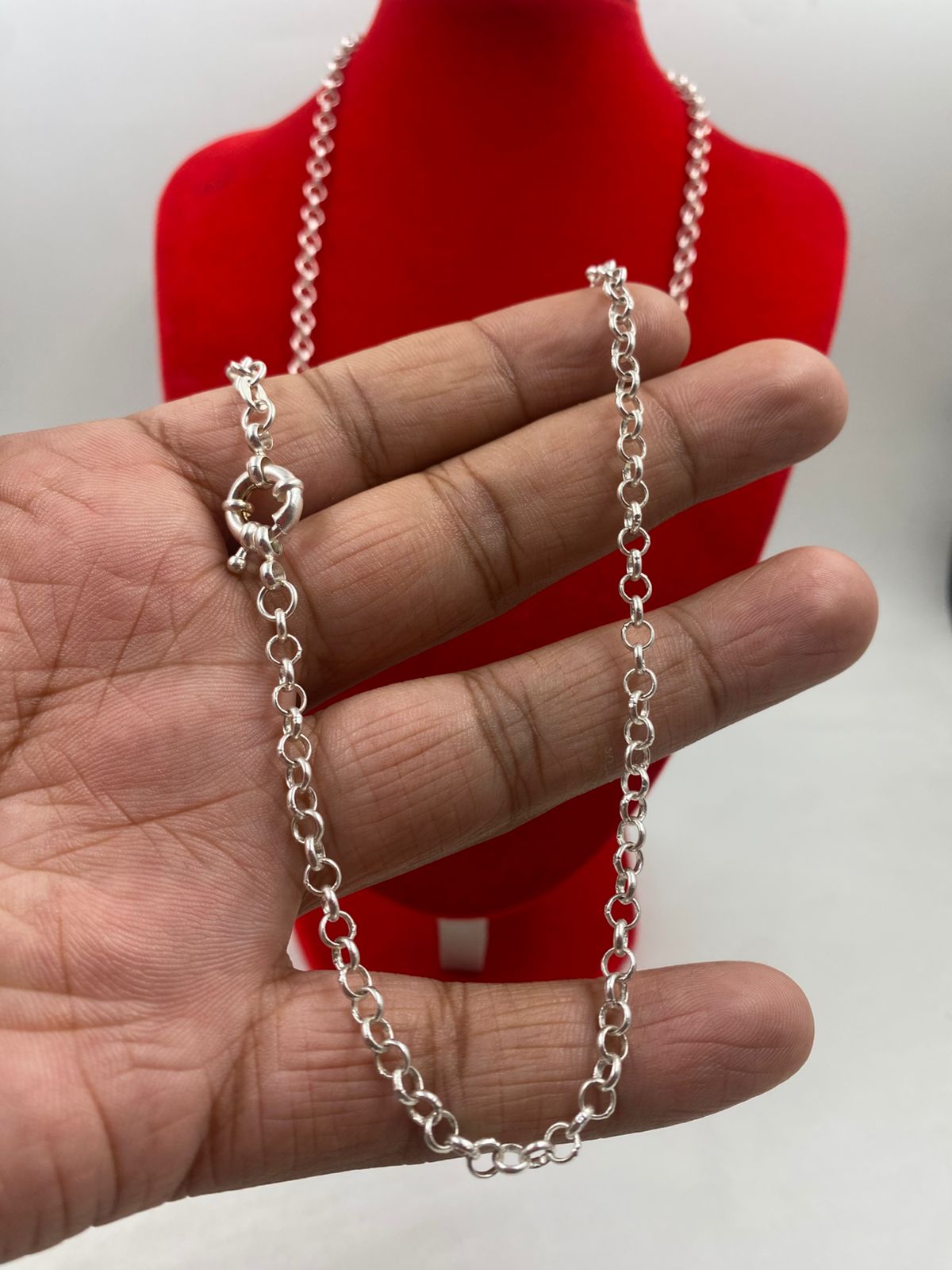 Cadena Rolo Náutica – Plata 925