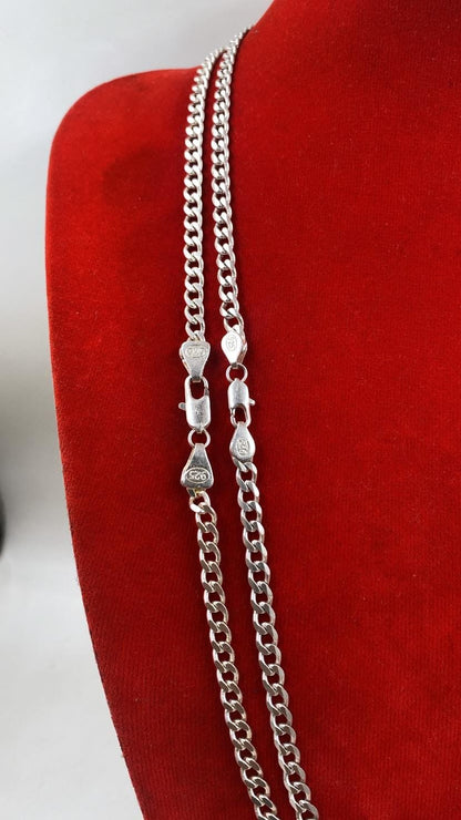 Cadena Grummet  6mm - Plata 925 para Hombre