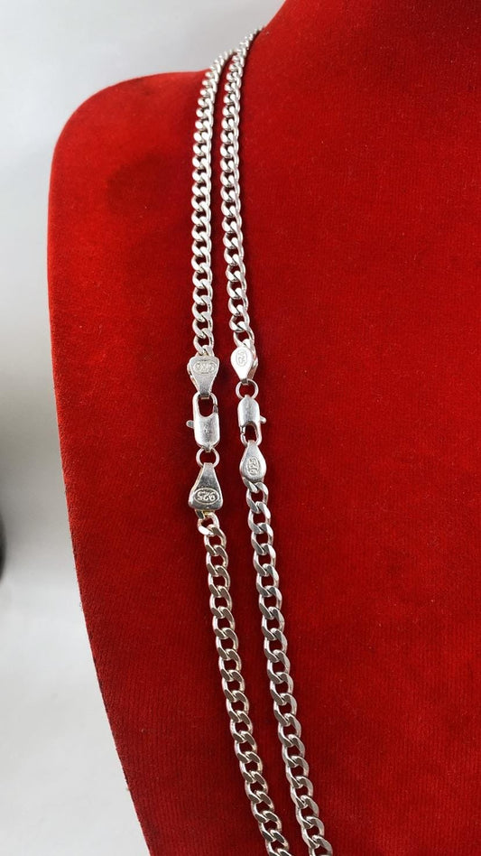 Cadena Grummet  6mm - Plata 925 para Hombre