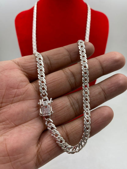 Imperial Cubana Diamantada - Plata 925